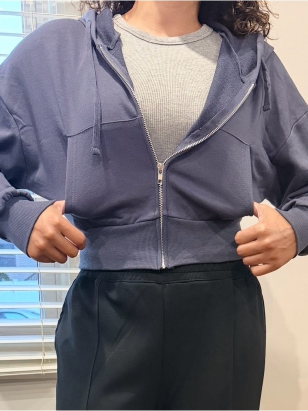 Long Slv Hoodie French Terry Jacket